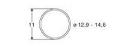 Roco 40070 H0 Antislipbanden Set van 10 stuks 12.9 - 14.6 mm - thumbnail