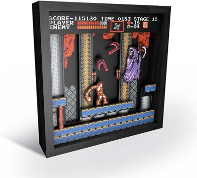 Pixel Frame - Castlevania NES Classic (25cm x 25cm)