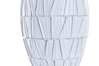 Vaas DKD Home Decor Wit Hars Modern (19 x 19 x 60 cm) - thumbnail