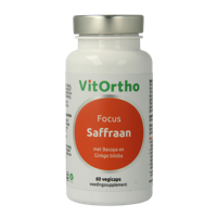 Saffraan focus 60 Vegetarische capsules - thumbnail
