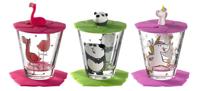 Leonardo Bambini Kinderdrinkset unicorn, panda en flamingo, 9 delig - thumbnail