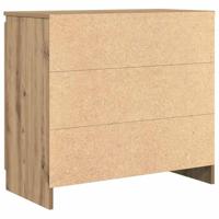 Dressoir lade 71x35x65 cm spaanplaat artisanaal eikenkleurig - thumbnail