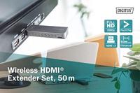 Digitus DS-55318 Draadloze HDMI-set 50 m 5 GHz 1920 x 1080 Pixel - thumbnail