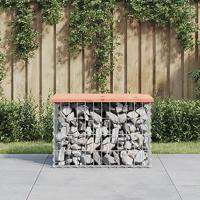 Tuinbank schanskorfontwerp 63x44x42 cm massief douglashout - thumbnail