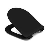 GO by Van Marcke Fora toiletzitting softclose met quickrelease duroplast zwart 540757 - thumbnail