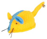 Kattenspeeltje Muis Viny met Bel 15 x 5.5 x 4 cm Flamingo Multicolor - thumbnail