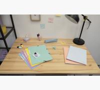 Elastomap exacompta aquarel a4 3 klep 400gr assor - thumbnail
