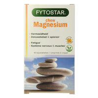 Fytostar Magnesium chew kauwtabletten 45 Kauwtabletten - thumbnail