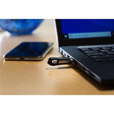 SanDisk iXpand™ Flash Drive Go USB-stick smartphone/tablet Zwart, Zilver 128 GB USB-A 3.2 Gen 1, Apple Lightning SanDisk iXpand™ Flash Drive Go USB-stick smartphone/tablet Zwart, Zilver 128 GB USB-A 3.2 Gen 1, Apple Lightning