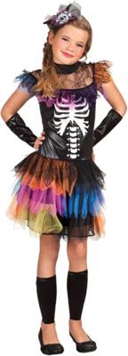 Skeleton Princess Kinderkostuum