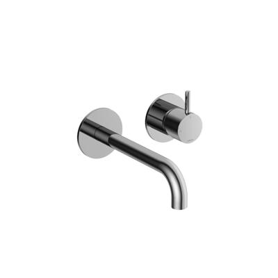 Hotbath Inbouw Wastafelkraan Cobber 18 cm Gebogen Uitloop 1-Hendel Chroom