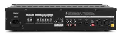 Power Dynamics PRM240 100V zoneversterker, mixer & mediaspeler 240W Power Dynamics PRM240 100V zoneversterker, mixer & mediaspeler 240W