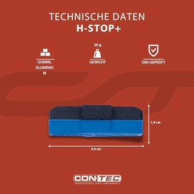 CONTEC rempads "h-stop +" ct brake shoes h-stop+ hydraulic - thumbnail