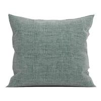 Zo Home Lino Kussensloop Linnen Look - emerald green 80x80cm - thumbnail