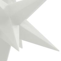 Hanglamp Moravische ster met 10 LED's 10 cm wit - thumbnail