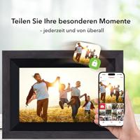 Rollei Smart Frame WiFi 105 Wooden Bl - thumbnail