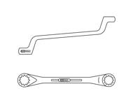 KS Tools 5170816 517.0816 Dubbele ringsleutel Sleutelbreedte (metrisch) 24 - 27 mm - thumbnail