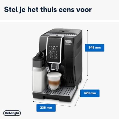 DeLonghi ECAM 350.55.B Dinamica Espressomachine Zwart