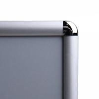 Kliklijst 21x30cm ALU 25mm A4 Ronde hoek - thumbnail