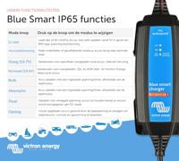 Victron Energy Blue Smart IP65 6V/12V-1.1 + DC connector Loodaccu-lader 6 V, 12 V - thumbnail