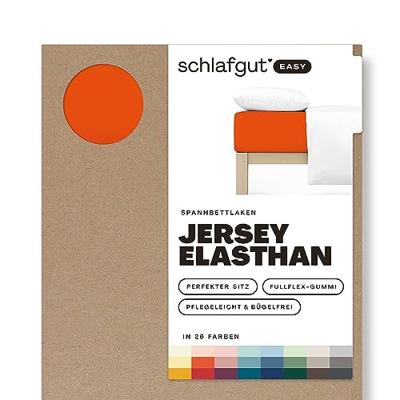 Schlafgut Schlafgut EASY Jersey Elasthan Hoeslaken M - 120x200 - 130x220 269 Red Mid