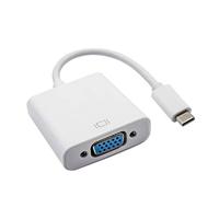 AKYGA AK-AD-55 USB C stekker naar VGA bus adapter converter kabel 15 cm - thumbnail