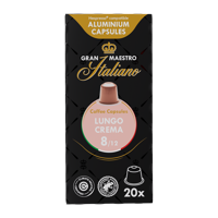 Gran Maestro Italiano Lungo Crema - 20 koffiecups - thumbnail