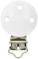 Speenclip hout wit - thumbnail