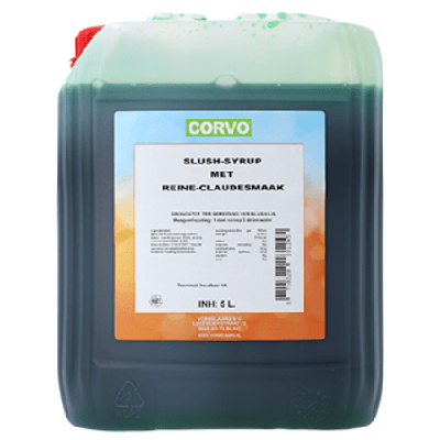 Corvo slush siroop reine claude (5 liter)
