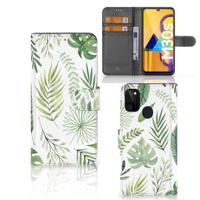 Samsung Galaxy M21 | M30s Hoesje Leaves - thumbnail