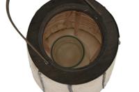 Kaarshouder Home ESPRIT Natuurlijk Jute Bamboe 33,5 x 33,5 x 66 cm - thumbnail