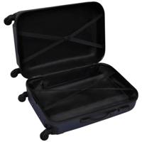3-delige Kofferset hard 45,5/55/66 cm blauw - thumbnail