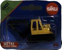 Siku 0801 graafmachine 6,8 cm geel/zwart - thumbnail