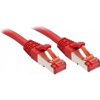 LINDY 47735 RJ45 Netwerkkabel, patchkabel CAT 6 S/FTP 3.00 m Rood 1 stuk(s) - thumbnail