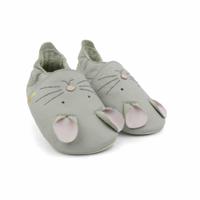 Bobux babyslofjes squeek light grey-L - thumbnail
