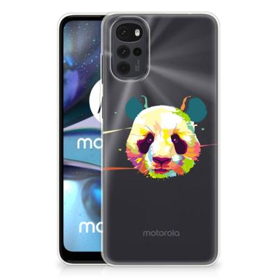 Motorola Moto G22 Telefoonhoesje met Naam Panda Color Motorola Moto G22 Telefoonhoesje met Naam Panda Color