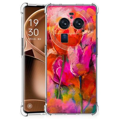Back Cover OPPO Find X6 Pro Tulips Back Cover OPPO Find X6 Pro Tulips