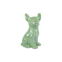 Boxer beeld lichtgroen 17,5x12,2x28cm - thumbnail