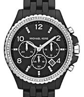 Horlogeband Michael Kors MK5490 Roestvrij staal (RVS) Zwart 20mm - thumbnail