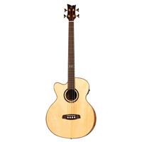 Ortega STRIPSU.ACB-L The Private Room Natural linkshandige E/A bas met gigbag en strap - thumbnail