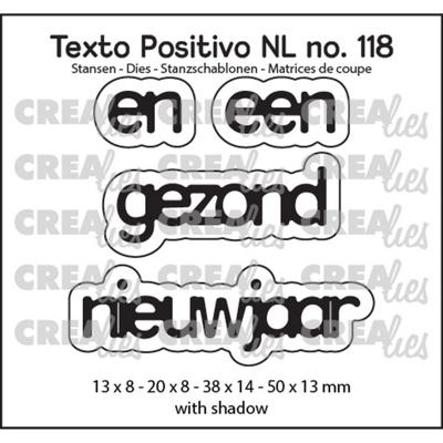 Crealies • texto positivo nl dies en een gezond nieuwjaar