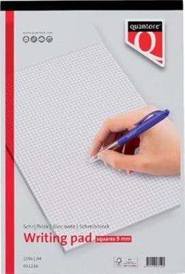 Schrijfblok Quantore A4 ruit 5 mm Schrijfblok Quantore A4 ruit 5 mm