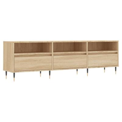 Tv-meubel 150x30x44,5 cm bewerkt hout sonoma eikenkleurig