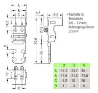 WAGO 221-512/000-004 Montagemateriaal 50 stuk(s) - thumbnail