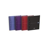 Oxford Office Essentials European Book, 240 bladzijden, ft A4+, geruit, geassorteerde kleuren - thumbnail