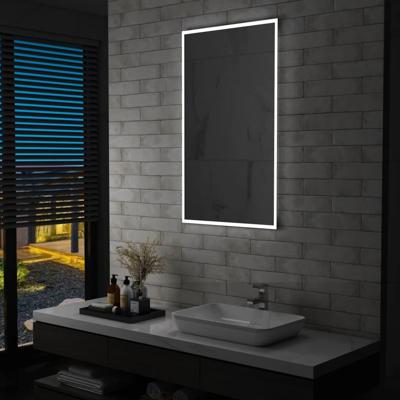 VidaXL Badkamerspiegel led 60x100 cm