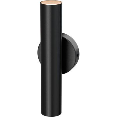 Masterlight WandspotRun zwart - 2x GU10 - 540686