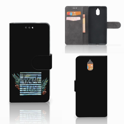 Nokia 3.1 (2018) Leuk Hoesje Boho Beach | Portemonnee hoesje Nokia 3.1 (2018) Leuk Hoesje Boho Beach | Portemonnee hoesje