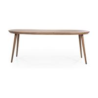 Eleonora Deens Ovale Eettafel 'Elijah' Eiken, 220 x 100cm, kleur Bruin - thumbnail