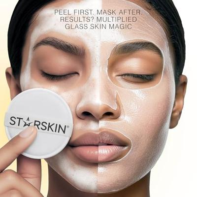Starskin Essentials Glowstar Foaming Peeling Puff 1stuks